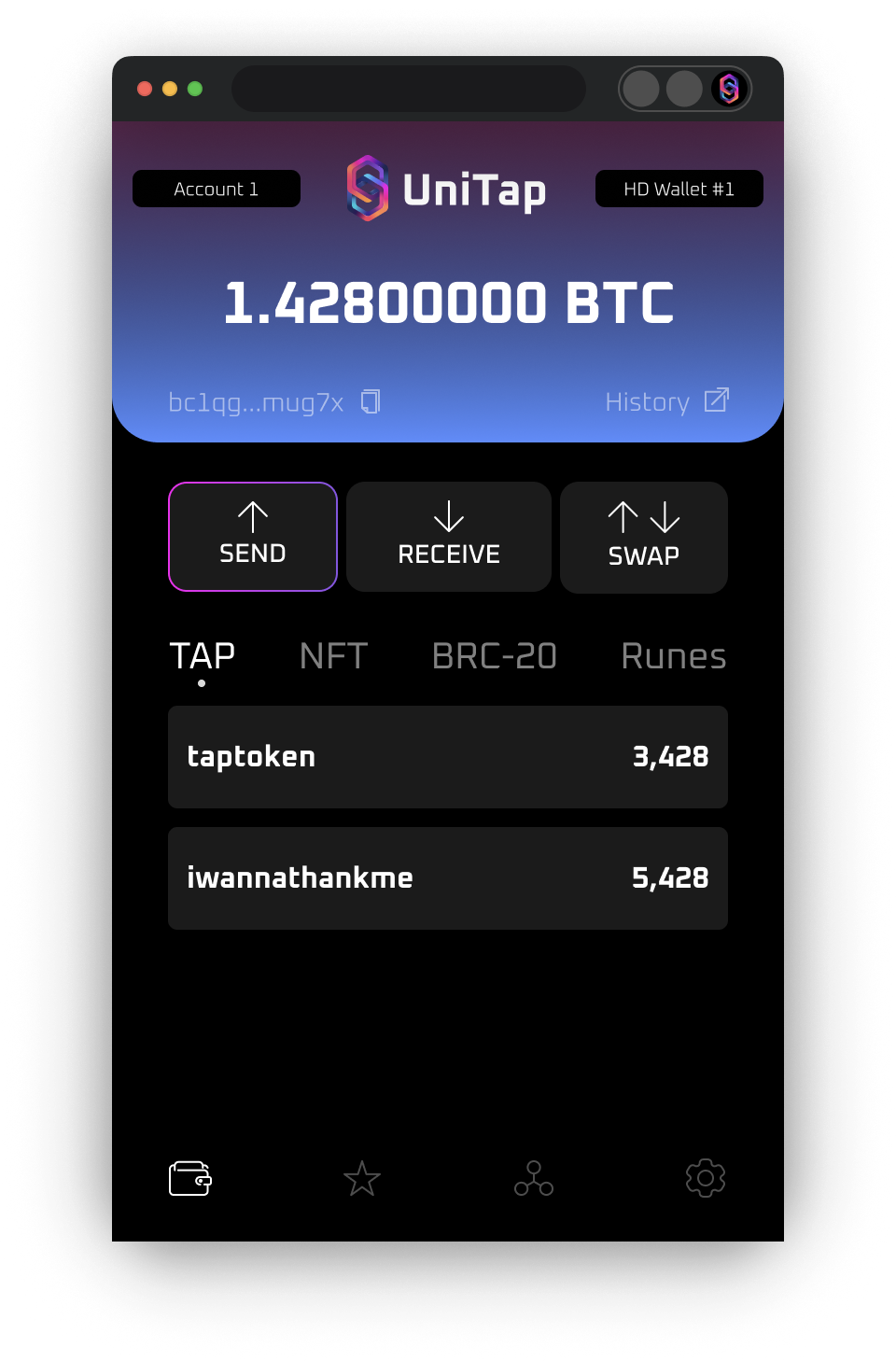 UniTap Wallet